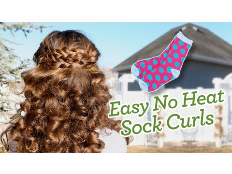 Sock Curls | Easy No-Heat Curls | Cute Girls Hairstyles - UC2LgZ_4GzSFQS-3a87_Jc6w