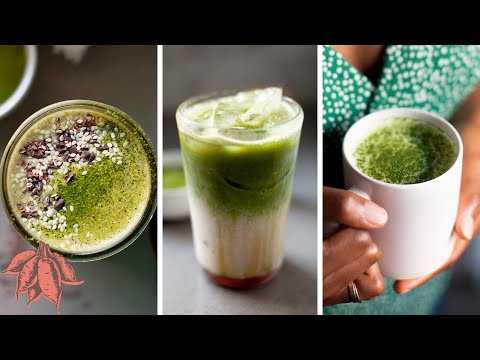 BEST MATCHA LATTE | 4 vegan matcha drink recipes