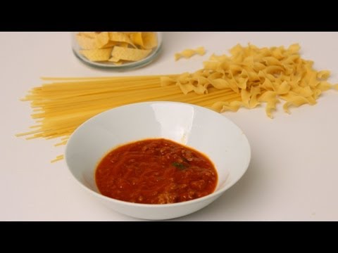 Homemade Meat Sauce Recipe - Laura Vitale - Laura in the Kitchen Episode 449 - UCNbngWUqL2eqRw12yAwcICg