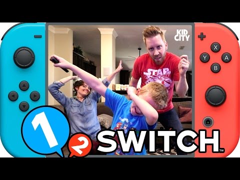 Let's Play Nintendo Switch Challenge!!! 1-2-Switch Gameplay by KIDCITY - UCCXyLN2CaDUyuEulSCvqb2w