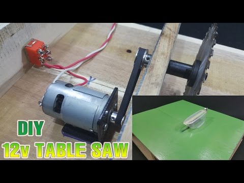 How to make Powerful Table Saw 12volt With 775 Motor - UCFwdmgEXDNlEX8AzDYWXQEg