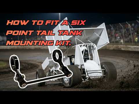 How To Fit a Six-Point Sprintcar Tail Tank Mount - dirt track racing video image