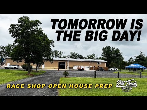 Race Shop Open House Prep! - dirt track racing video image