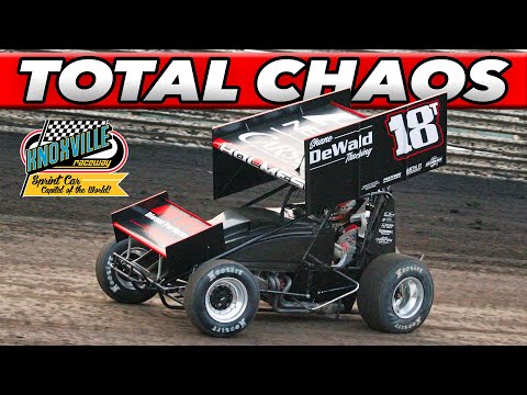 A Super Chaotic Night At Knoxville Raceway! - dirt track racing video image