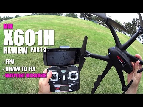 MJX X601H Review - Alt Hold FPV Hex - Part 2 - [FPV & Waypoint Drawn Mission Flight Test] - UCVQWy-DTLpRqnuA17WZkjRQ