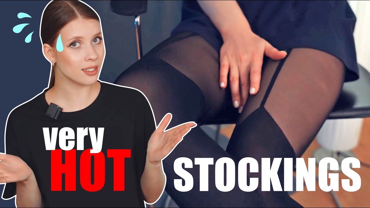 Sexy legs in nylons | Try On Haul