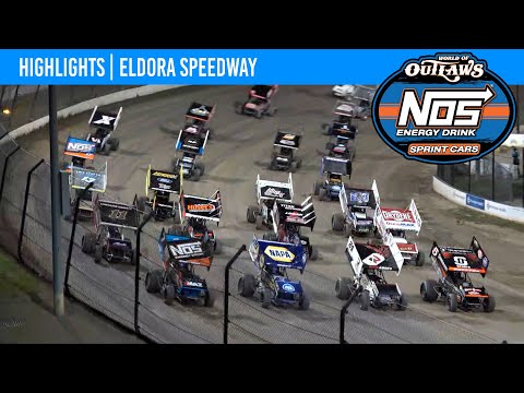 World of Outlaws NOS Energy Drink Sprint Cars Eldora Speedway, September 23, 2022 | HIGHLIGHTS - dirt track racing video image