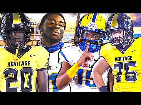 #2 Miami Northwestern v #11 American Heritage 🔥🎥 Hard Hitting Defensive Battle in South Florida