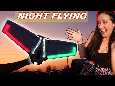 Flying a CHEAP RC Plane with LED Lights - TheRcSaylors - UCYWhRC3xtD_acDIZdr53huA