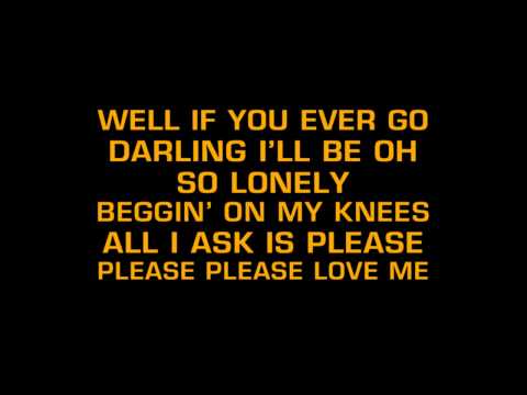 Elvis Presley - Love Me (Karaoke) - UCQHthJbbEt6osR39NsST13g