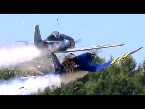 Midair Collision Austrian WW2 Fighters - UC1QF2Z_FyZTRpr9GSWRoxrA