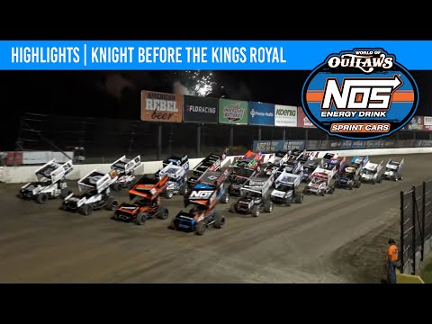 World of Outlaws NOS Energy Drink Sprint Cars | Eldora Speedway | July 19, 2024 | HIGHLIGHTS - dirt track racing video image