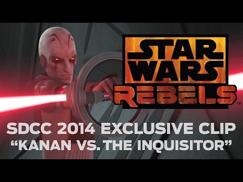 Kanan vs. The Inquisitor - SDCC 2014 Exclusive Clip | Star Wars Rebels - UCZGYJFUizSax-yElQaFDp5Q