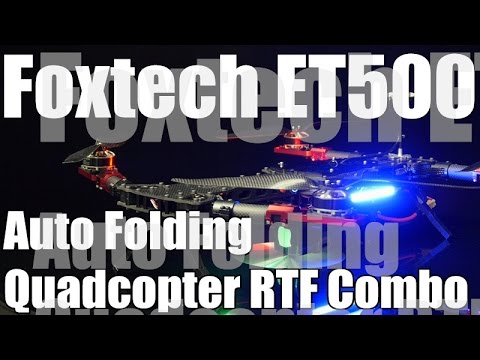 Foxtech ET 500 Auto Folding Quadcopter RTF Combo - UCzVmIzWnHkWFSnYQeYnf0OA