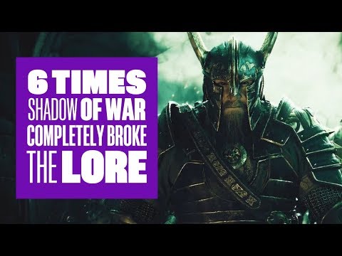 6 Times Shadow of War Completely Broke The Lore - UCciKycgzURdymx-GRSY2_dA