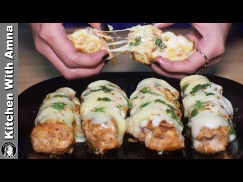 Chicken Cheese Boti Kabab Recipe - Restaurant Style Chicken Cheese Kabab - Kitchen With Amna - UCQ2P7C8UGoVM6AhqsVx-M0Q