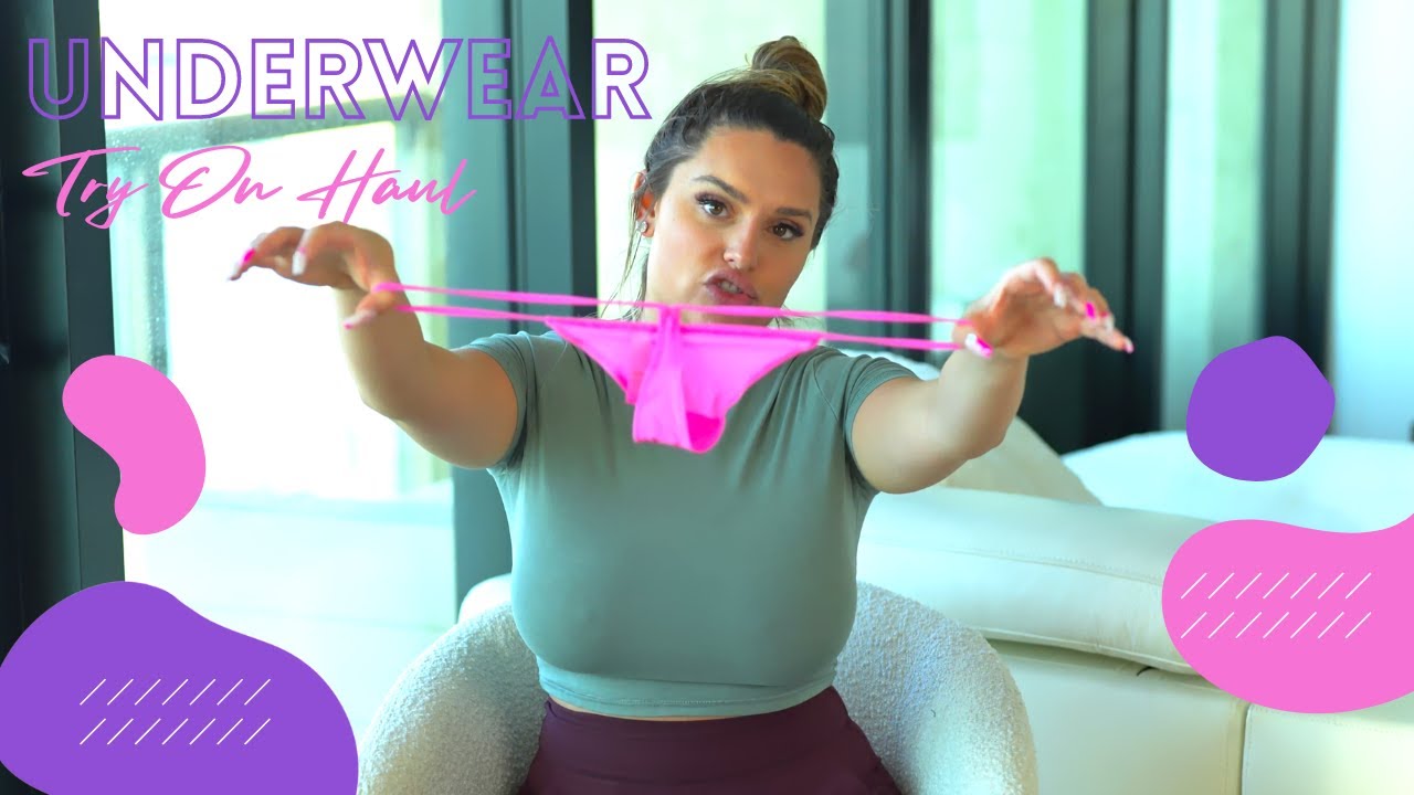 Underwear Try On Haul | Alicia Waldner (4k)