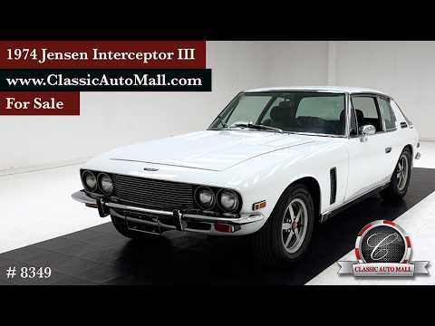 1974 Jensen Interceptor III  - 440 V8 -  Consignments at Classic Auto Mall, Morgantown PA #automall