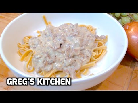 HOW TO MAKE POOR MANS BEEF STROGANOFF - Greg's Kitchen - UCGXHiIMcPZ9IQNwmJOv12dQ