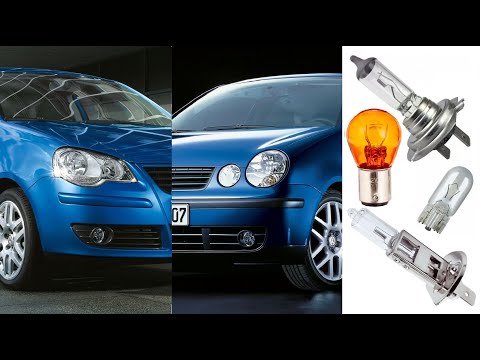 Vervangen van de lampen van de koplamp van de Volkswagen Polo