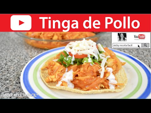 CÓMO HACER TINGA DE POLLO | Vicky Receta Facil - UCewhO42h_TIKZdntpI-v39g