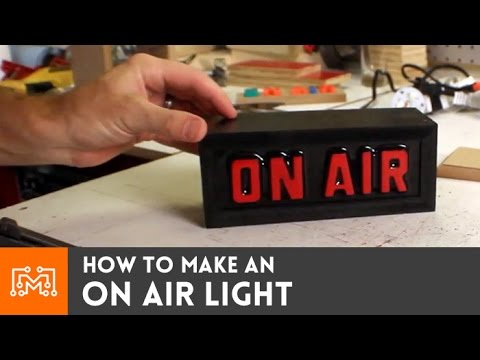 How to make a remote controlled "On Air" light - UC6x7GwJxuoABSosgVXDYtTw