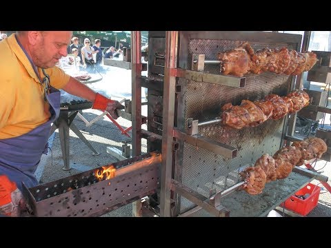 Germany Street Food. Roasting Pork Knuckles and Huge Ribs - UCdNO3SSyxVGqW-xKmIVv9pQ