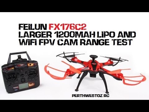 FEILUN FX176C2 WIFI CAM RANGE & 1200MAH LIPO TEST - UCu9W2fjJrH8E6aa1AQuSD4A