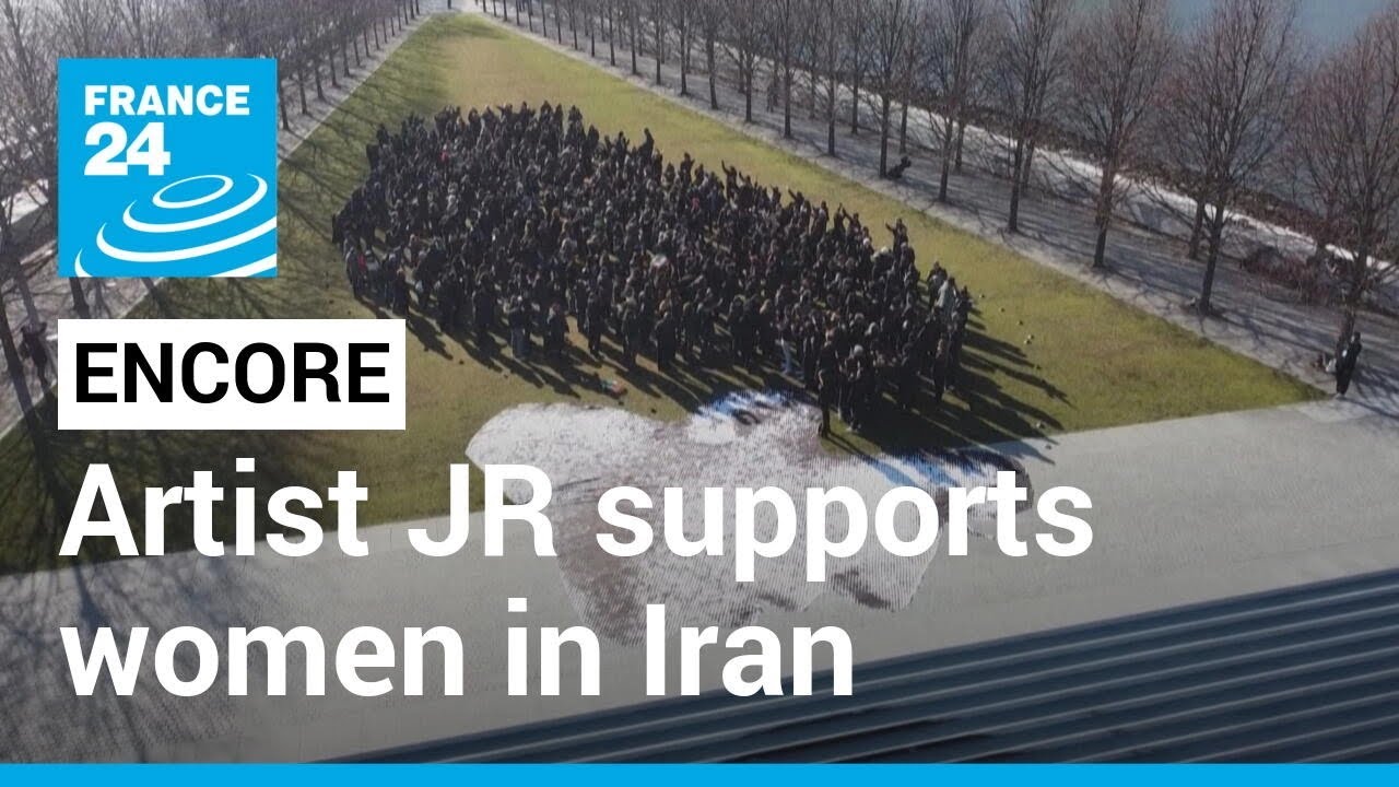 French artist JR creates performance to support women in Iran • FRANCE 24 English