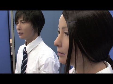 Incredibly realistic male and female android robots from Japan - Actroid-F #DigInfo - UCOHoBDJhP2cpYAI8YKroFbA