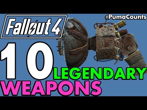 Top 10 Best and Coolest Legendary Guns and Weapons in Fallout 4 #PumaCounts - UCbbwieYl0WBCPsXB9uKvVUA