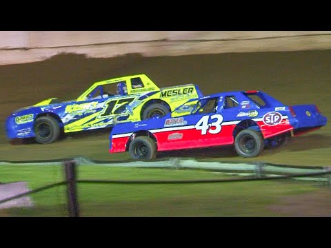 RUSH Stock Car Feature | Freedom Motorsports Park | 7-21-23 - dirt track racing video image