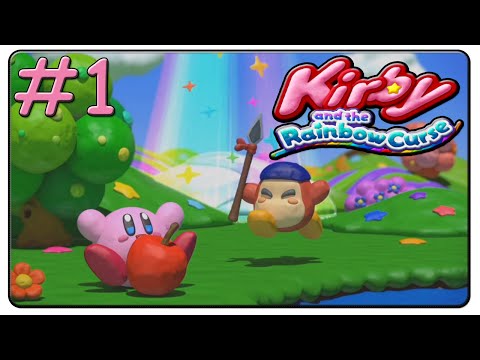 Kirby and the Rainbow Curse 100% Walkthrough Part 1 (World 1-1 + 1-2) - UCF1EGrZiEfEP7bsa3AFJrJA