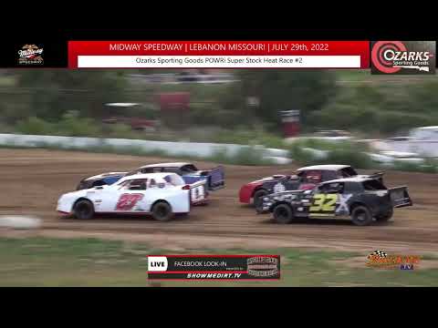 $500 to win USRA Stock Cars &amp; $300 to Win Pure Stocks Championship Chase Round #11 July 29th, 2022 - dirt track racing video image