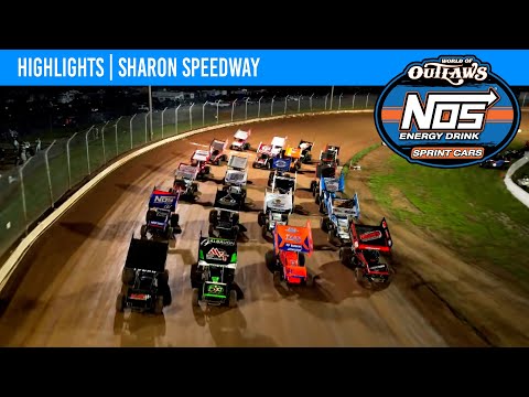 World of Outlaws NOS Energy Drink Sprint Cars | Sharon Speedway | May 18, 2024 | HIGHLIGHTS - dirt track racing video image