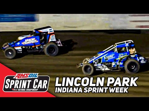 HIGHLIGHTS: USAC AMSOIL National Sprint Cars | Lincoln Park Speedway | July 27, 2023 - dirt track racing video image