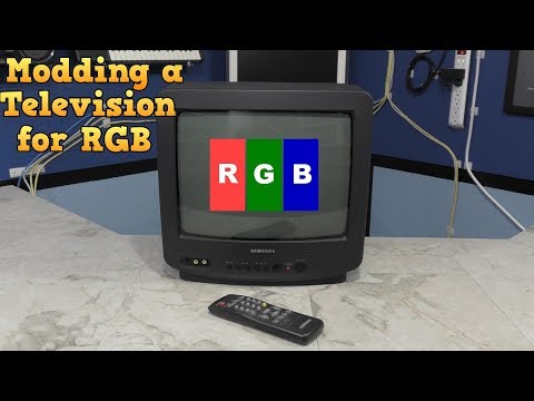 Modding a consumer TV to use RGB input - UC8uT9cgJorJPWu7ITLGo9Ww