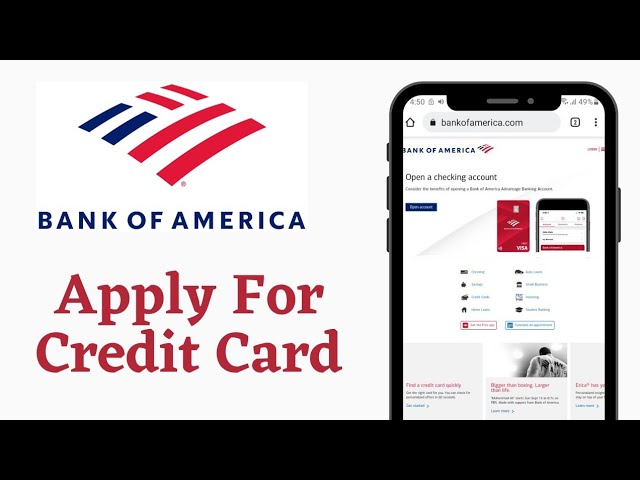 How to Apply for a Bank of America Credit Card