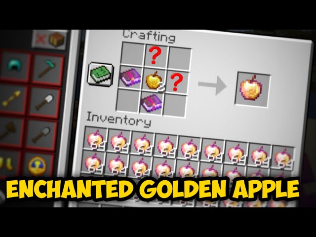 How to make Enchanted Golden Apple in Minecraft