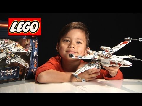X-WING STARFIGHTER / FIGHTER - LEGO Star Wars Set 9493 - Time-lapse/Stop Motion Build, Review - UCHa-hWHrTt4hqh-WiHry3Lw