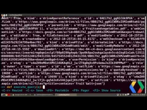 Google Drive SDK: Searching for files - UC_x5XG1OV2P6uZZ5FSM9Ttw