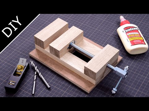 【Simple & Smart】Make a Wooden Vise - Drill Press Vise - UCez62GvvsH05IunJJsRuvuQ