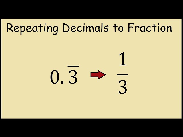 75 Repeating As A Fraction In Simplest Form
