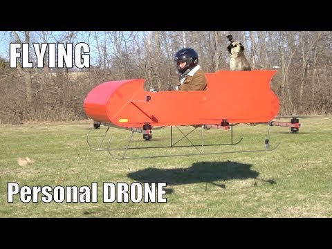 FLYING Manned Personal Drone part 2! - UC7yF9tV4xWEMZkel7q8La_w