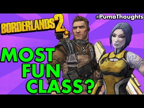 What is the Most Fun and Favorite Class or Character for Solo Play in Borderlands 2? #PumaThoughts - UCbbwieYl0WBCPsXB9uKvVUA