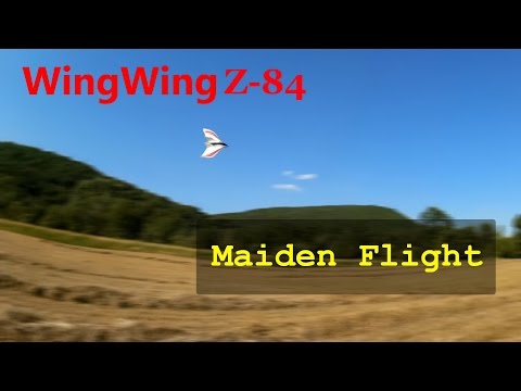 WingWing Z-84 | Maiden Flight! - UCDKNGTJSt65OGAn2rcXL5qw