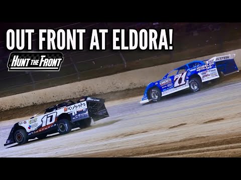 Going for a Win at Eldora Speedway! Joseph Leads Laps at the World 100 - dirt track racing video image