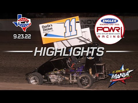 9.23.22 POWRi Jr Sprint Highlights from Little Texas Motor Speedway - dirt track racing video image