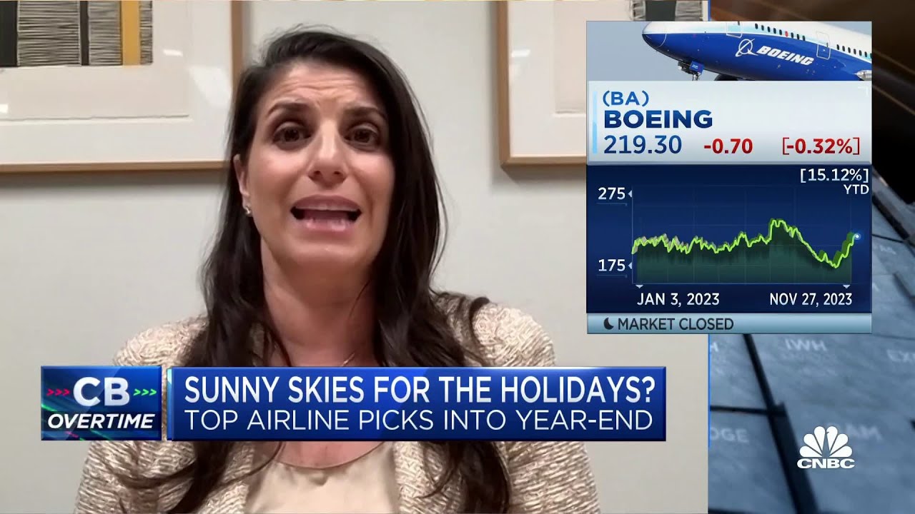 Jefferies' Sheila Kahyaoglu talks top airline picks into 2024 The