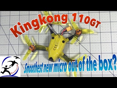 Kingkong 110GT Unboxing and First Flights.  Can the motors handle 3S? Does it need an XT30? - UCzuKp01-3GrlkohHo664aoA
